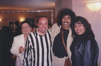 With Gracinha Leporace, Sergio Mendes and Marita at the Hollywood Bowl
