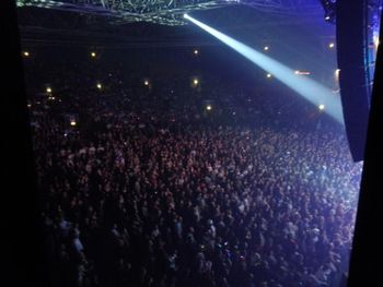 the audiience at the Paris Zenith
