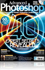 Advanced Photoshop Magazine, Issue #77 Dec. '10, Masterclass Tutorial + Expert Tip feature
