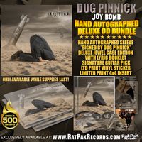 DUG PINNICK "JOY BOMB" HAND-AUTOGRAPHED CD BUNDLE 