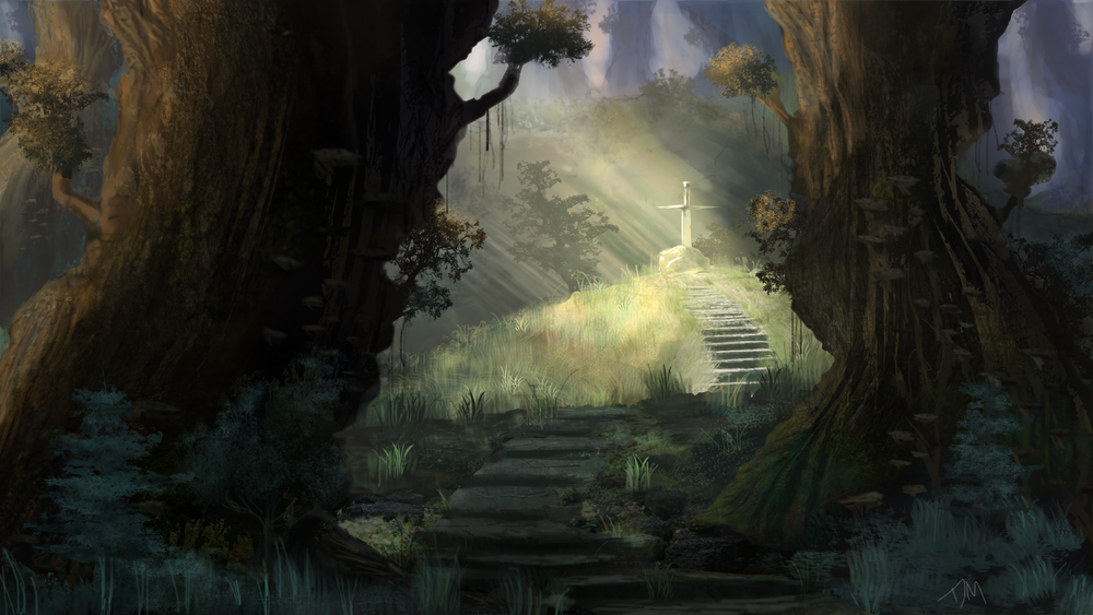 Sword in the stone - concept