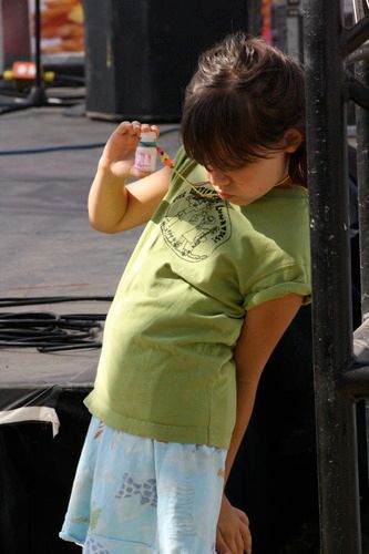 our merch girl at the OC Fair
