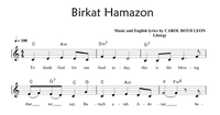 Birkat Hamazon Sheet Music