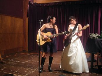 That one time I was the maid of honor at my besties wedding and we played music at the reception.
