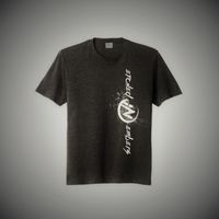Heather/Charcoal Vert Logo Tee - SHOWS ONLY!