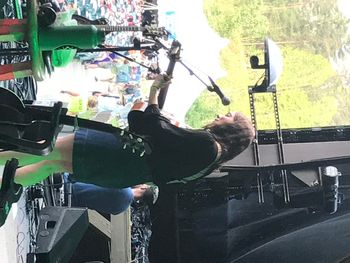 Watching Sarah Jarosz from backstage at the Watson stage
