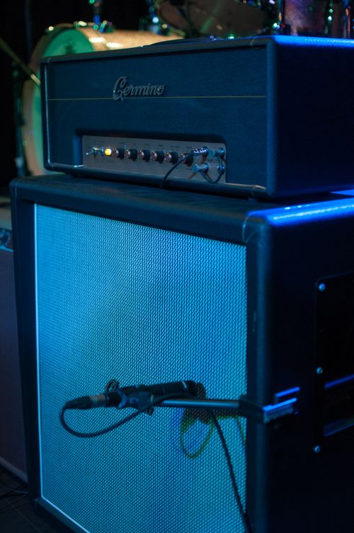 Germino Classic 45 amplifier with 4x12 cabinet. Photo by Simon Taylor.