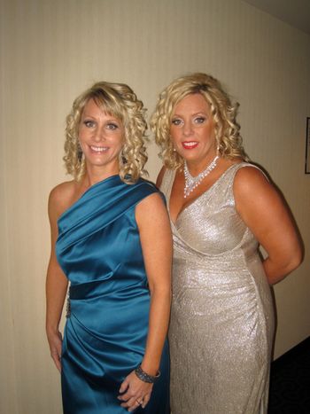 Jill and sister, Jennifer. Red Carpet Test Photos at Sheraton
