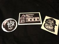 PACKAGE OF THEE HASTINGS 3000 STICKERS (THREE STYLES)