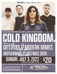 HASTINGS 3000 LIVE AT THE SILVERDOME!!! w/COLD KINGDOM, ARTIFAS, MODERN MIMES, MOTHERWIND