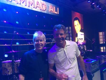 Dave with actor/musician Dennis Quaid at Celebrity Fight Night 2017
