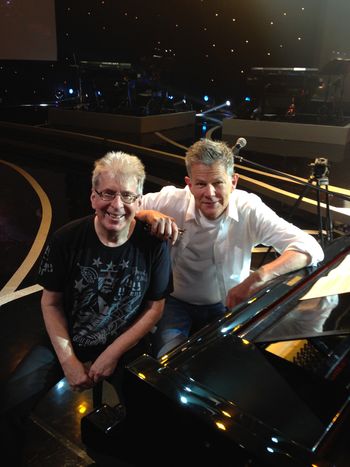 Dave with Grammy award-winning producer David Foster
