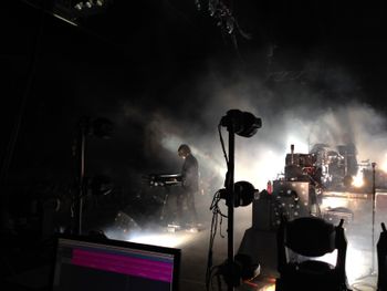 My view of the stage, Cure show Monterey Mexico July 2013
