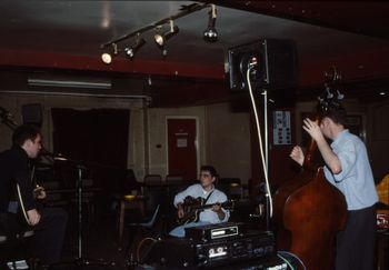 Early Toerags rehearsal, 1992
