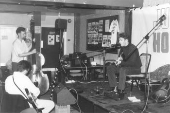 Toerags first rehearsal, basement Bridge Hotel, J&H HQ, Newcastle 1992
