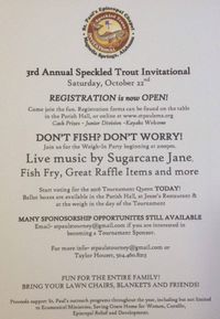 3rd Annual Speckled Trout Invitational