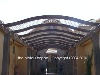 Large Custom Iron Trellis Structure / Location: Fresno, CA
