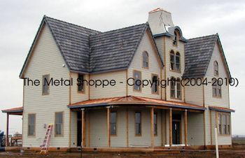Custom Copper Standing Seam Roof - Raw Copper / Location: Chowchilla, CA
