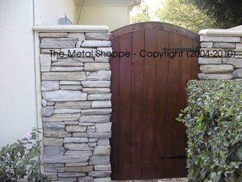 Custom Copper Gate Cap / Location: Fresno, CA
