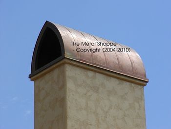 Mission Style Copper Chimney Tops 3 - Location: Fresno, CA
