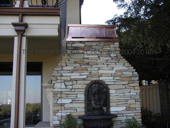 Copper Chimney Top for Outdoor Pizza Oven / Location: Fresno, CA
