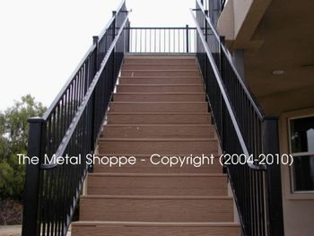 Custom Fabricated Exterior Balcony Guard Railing and Stair Railing 4
