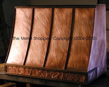 Refurbished Arts and Crafts Style Copper Kitchen Hood, Location: Sanger, CA
