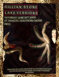 Gillian Stone + Lake Versions at Tranzac