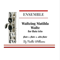 Waltzing Matilda Waltz - flute trio by nwilliamscreative