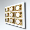 Play - Turntable Mirror Sculpture - gold/white