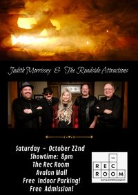"Judith Morrissey & The Roadside Attractions" at The Rec Room, Avalon Mall
