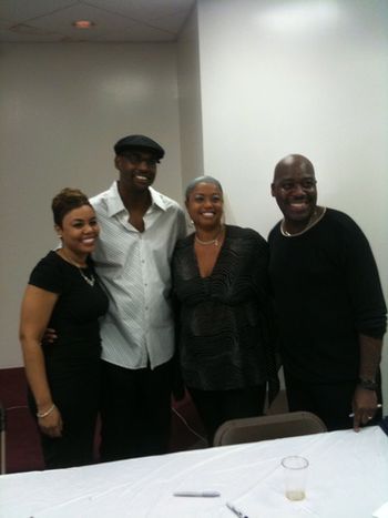Carolyn Riddick, Gerald Veasley, A Friend and Will Downing

