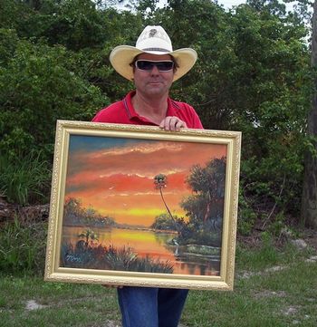 'Red Sky', 20x24 Feb 17th 2007, (SOLD - Crouch family,Ft. Pierce, FL)
