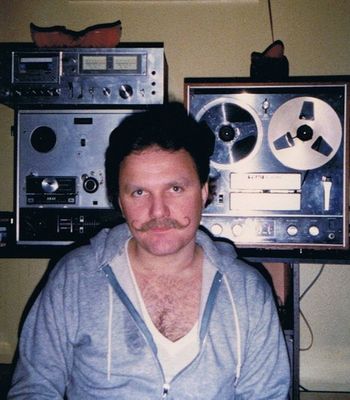 Rich: 1980 Recording session. Note Tape Recorders!
