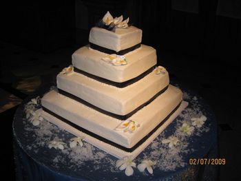 Amanda and Liam O'Malley's Wedding Cake
