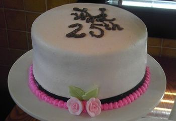 25th Anniversary Cake
