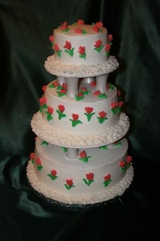 Buttercream wedding cake
