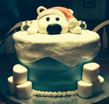 Polar bear cake
