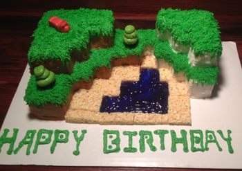 Minecraft cake
