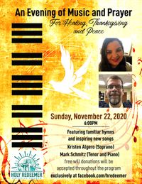 An Evening of Music and Prayer for Healing, Thanksgiving, and Peace