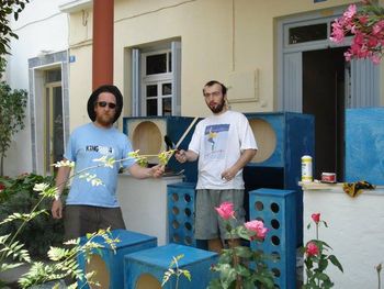 2008 with Bredda Neil, Rethymno, Crete
