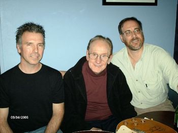 Me, Les Paul and Tom DelPizzo.
