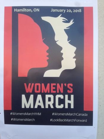 Women's March, Hamilton
