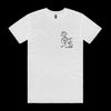 "Do You Feel Landlocked In Your Comfort Zone" Double Sided White Tee