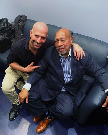 With Master PIanist Kenny Barron @ The BlueNote Club in New York.
