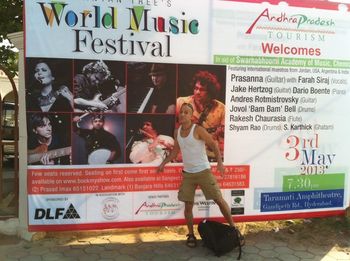 Hyderabad (India) World Music Festival.
