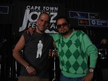 With Louie Vega's Elements of Life Band @ Cape Town Jazz festival, South Africa.
