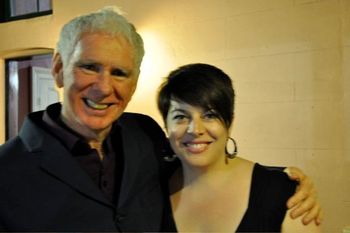 Rachael with her mentor and Aussie Jazz Legend - Vince Jones
