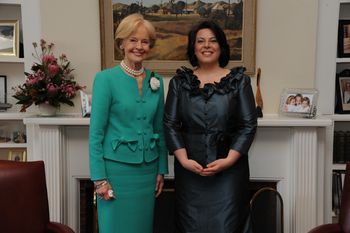 With the Governor-General, Her Excellency
the Honourable Quentin Bryce AC CVO, Government House 2013
