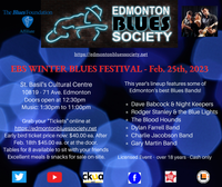 SOLD-OUT Single Tickets 2023 EBS WINTER BLUES FESTIVAL